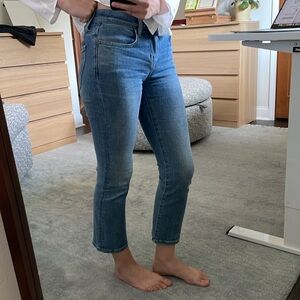Current/Elliott cropped jeans, size 25